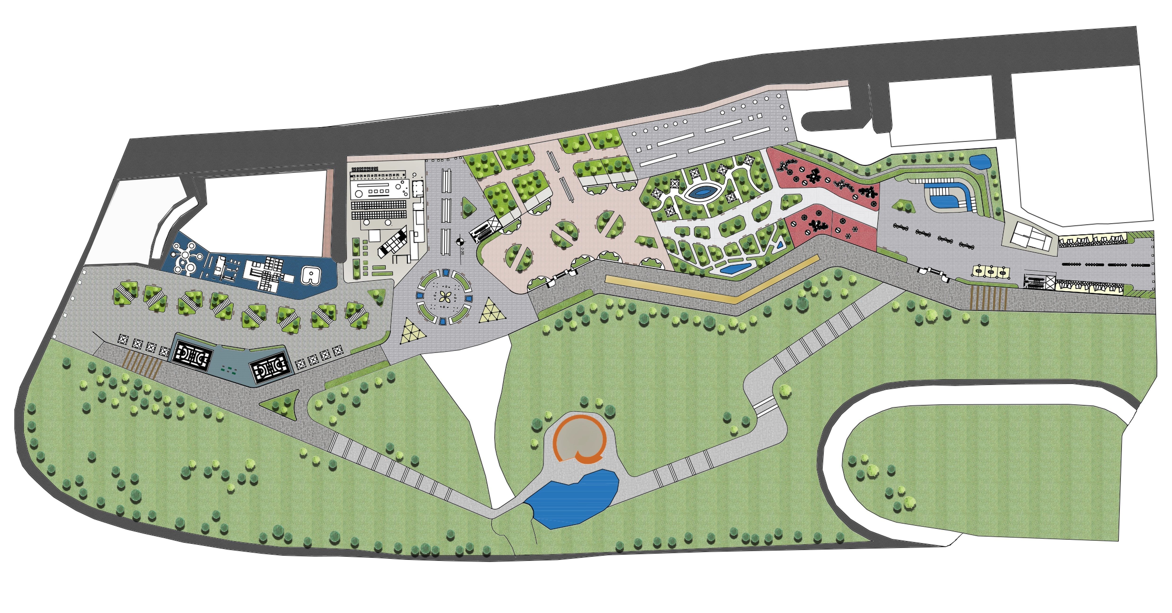 Master park-Regional park project-Private Park Landscape 3D model_51