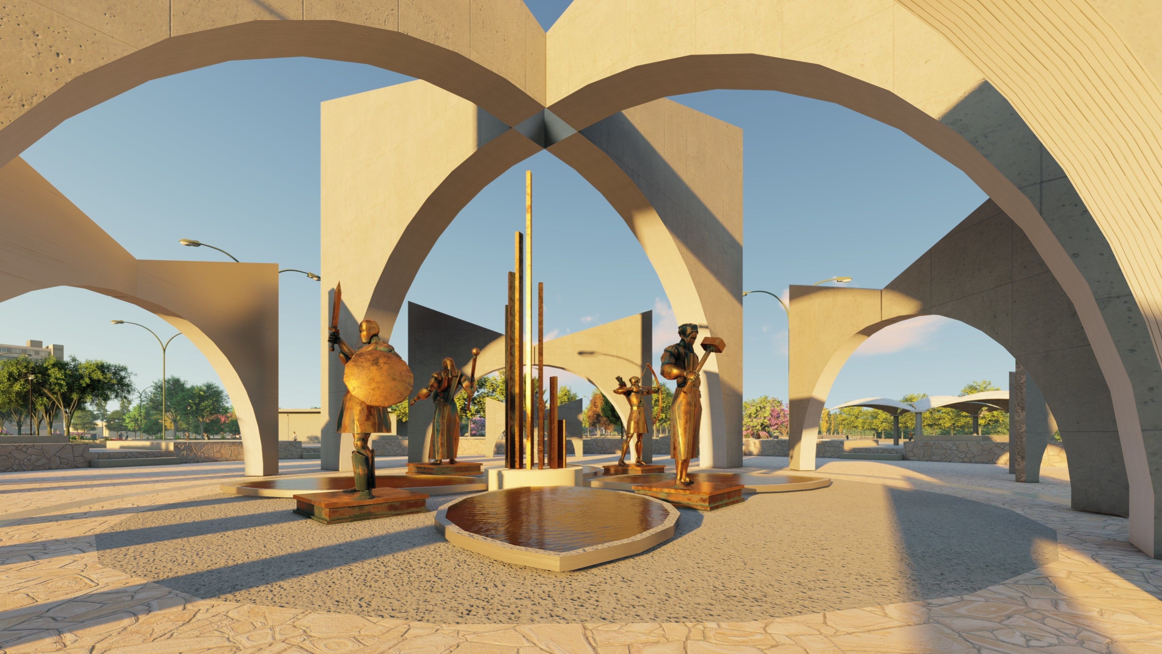 Master park-Regional park project-Private Park Landscape 3D model_40