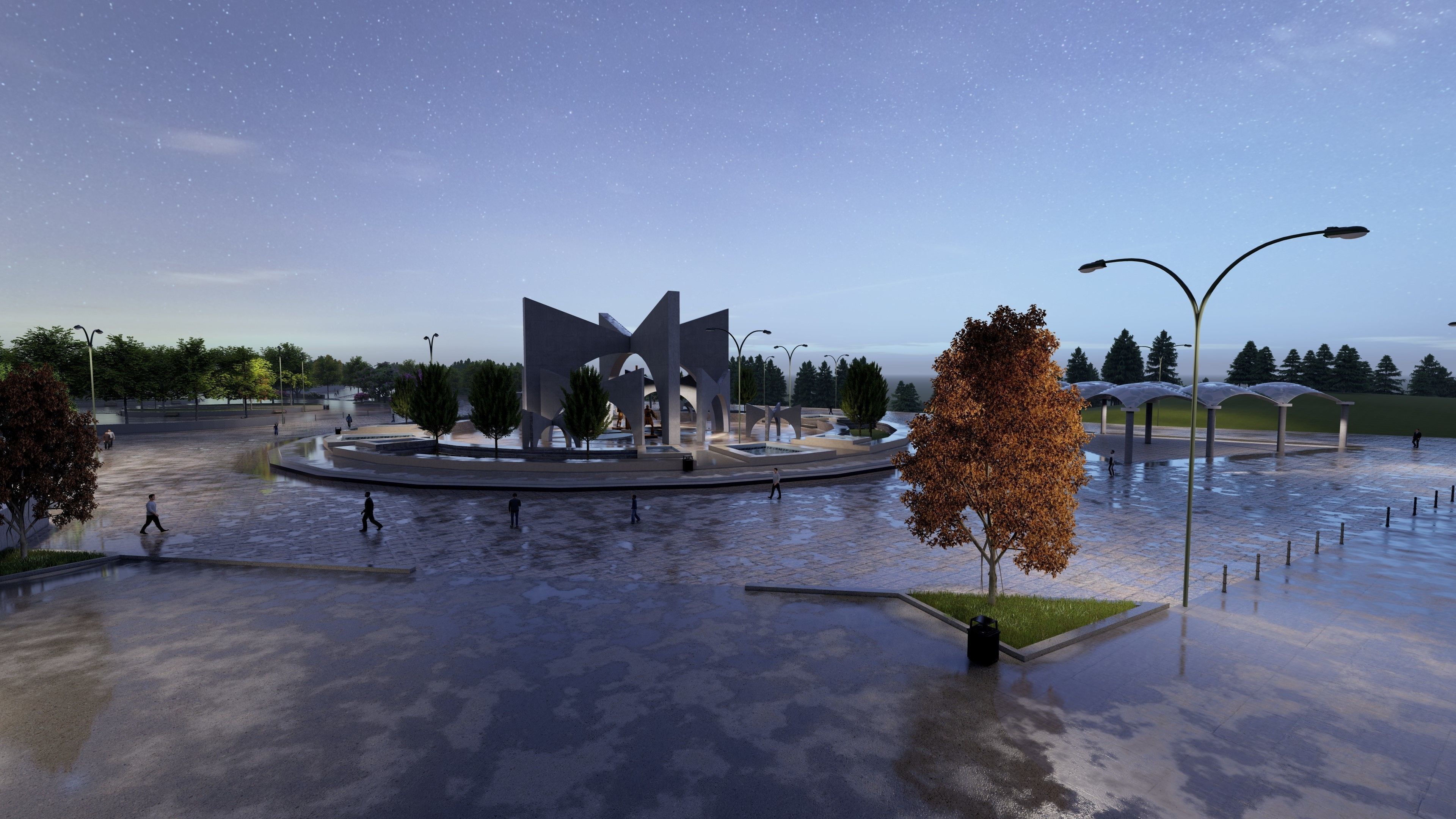 Master park-Regional park project-Private Park Landscape 3D model_41