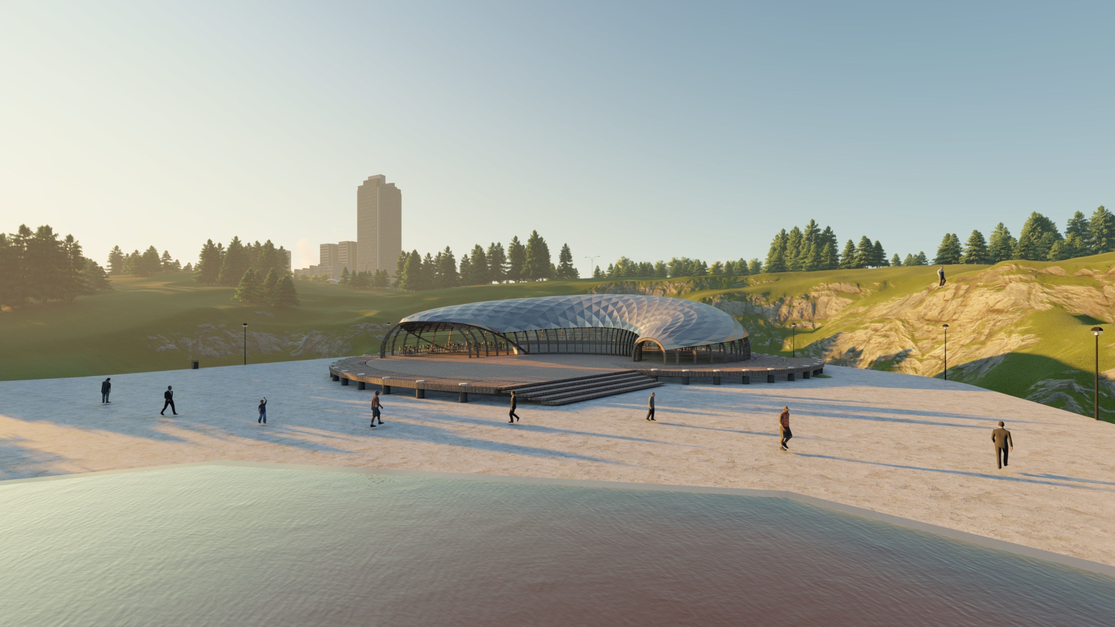 Master park-Regional park project-Private Park Landscape 3D model_8