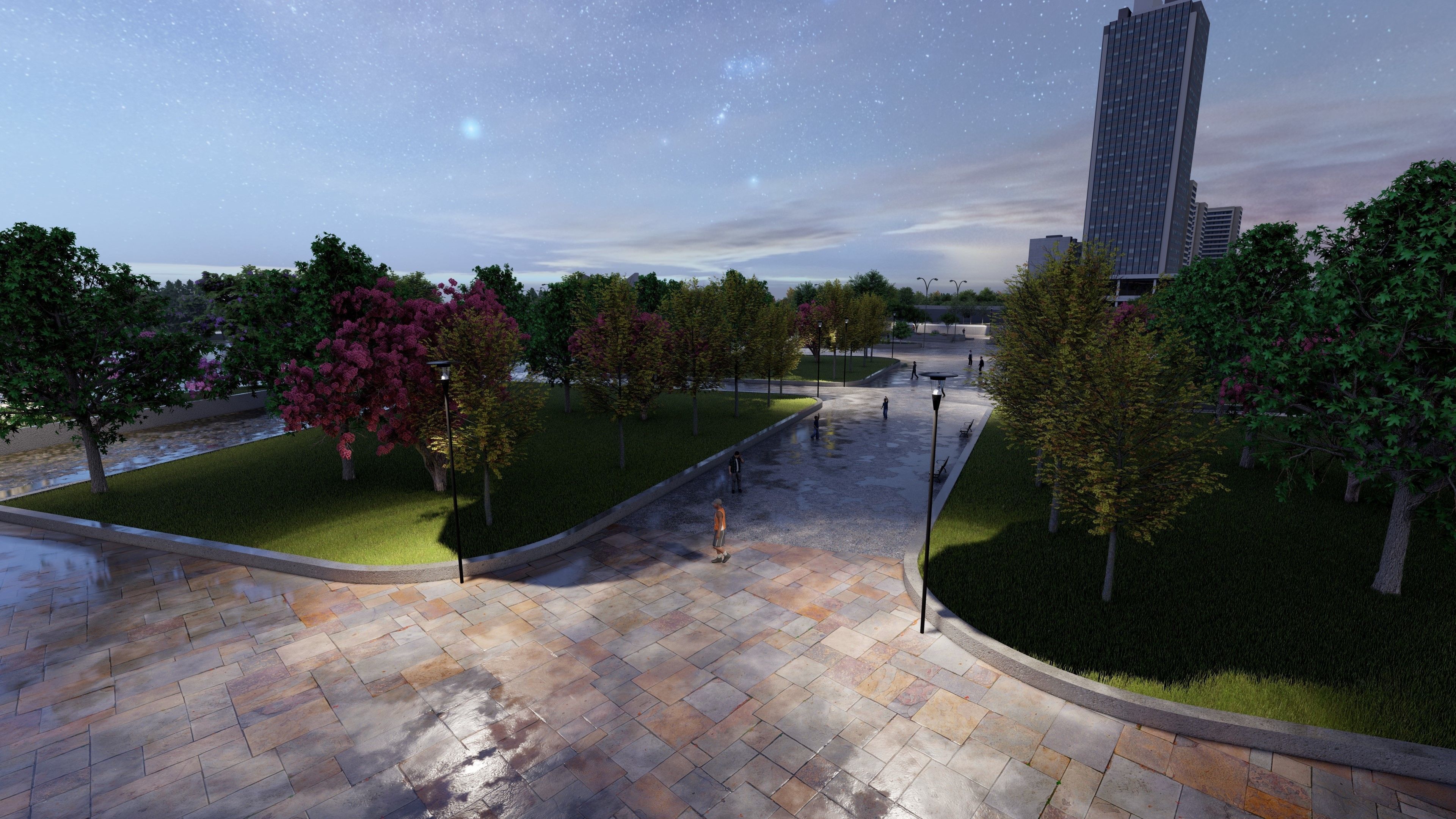 Master park-Regional park project-Private Park Landscape 3D model_43