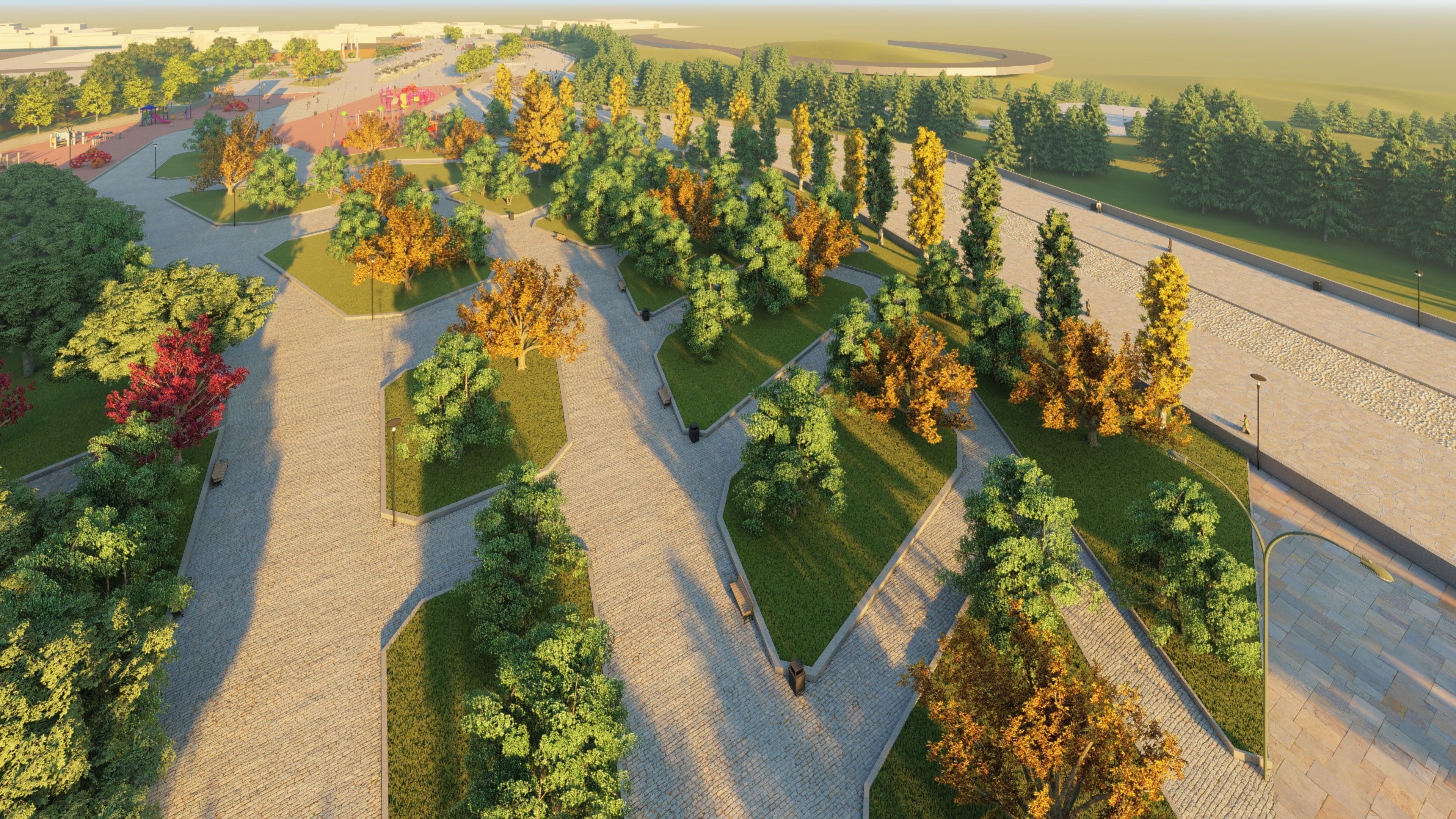 Master park-Regional park project-Private Park Landscape 3D model_6