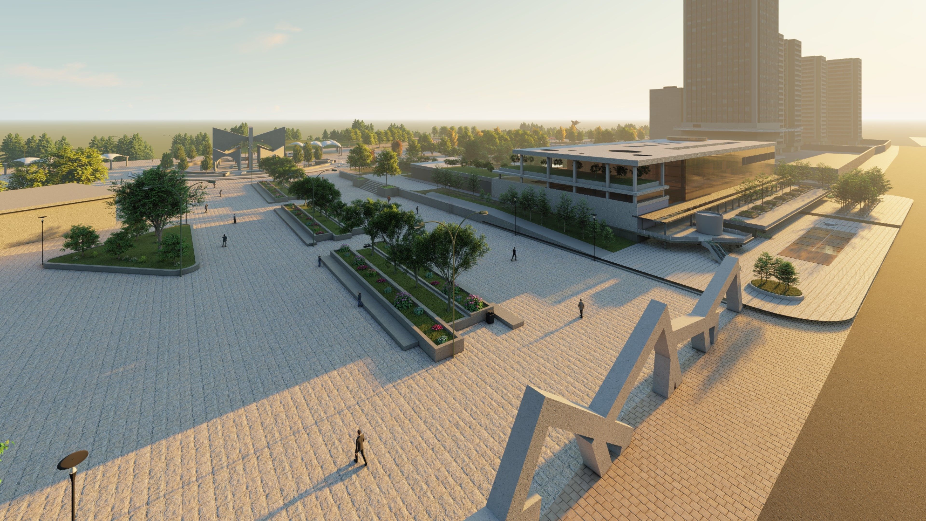 Master park-Regional park project-Private Park Landscape 3D model_28