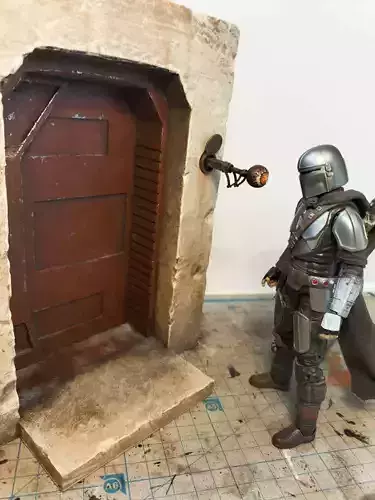 STL FILES 1 12 Scale Imperial Hideout Enterence Diorama 3D print model