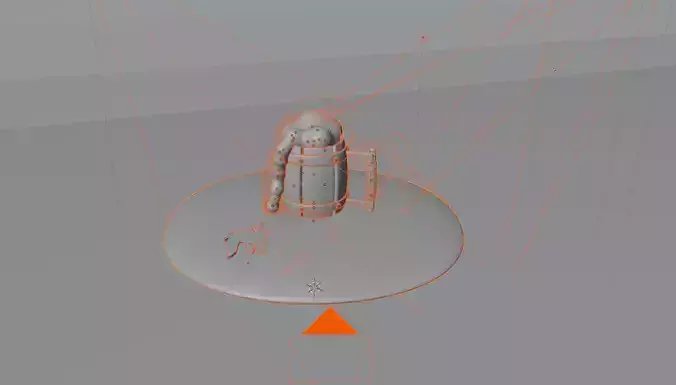 Viking Glass Animation 3D model