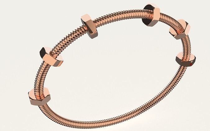 Ecrou de Cartier Bracelet 3D print model