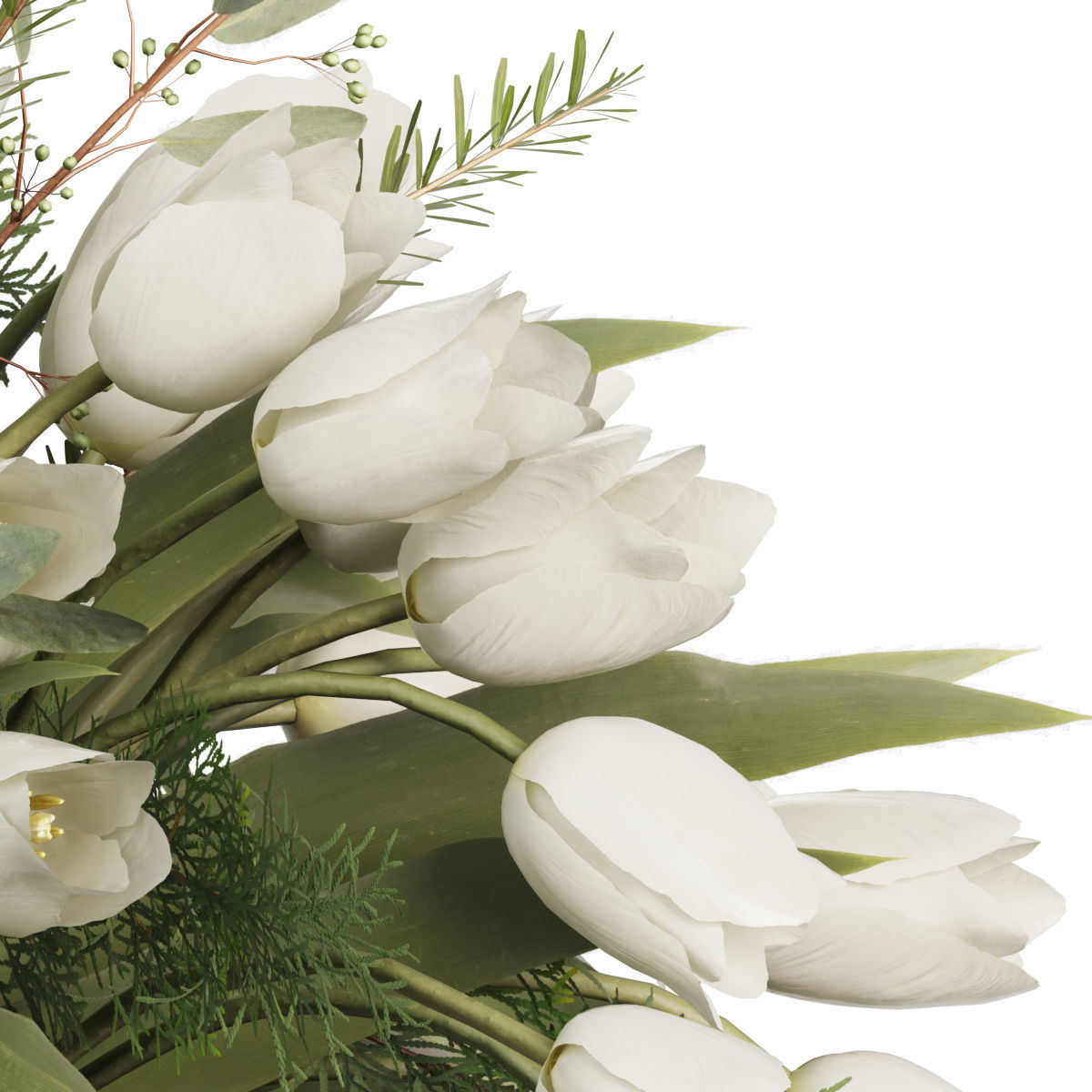 Flower In Vase  21 3D model_1