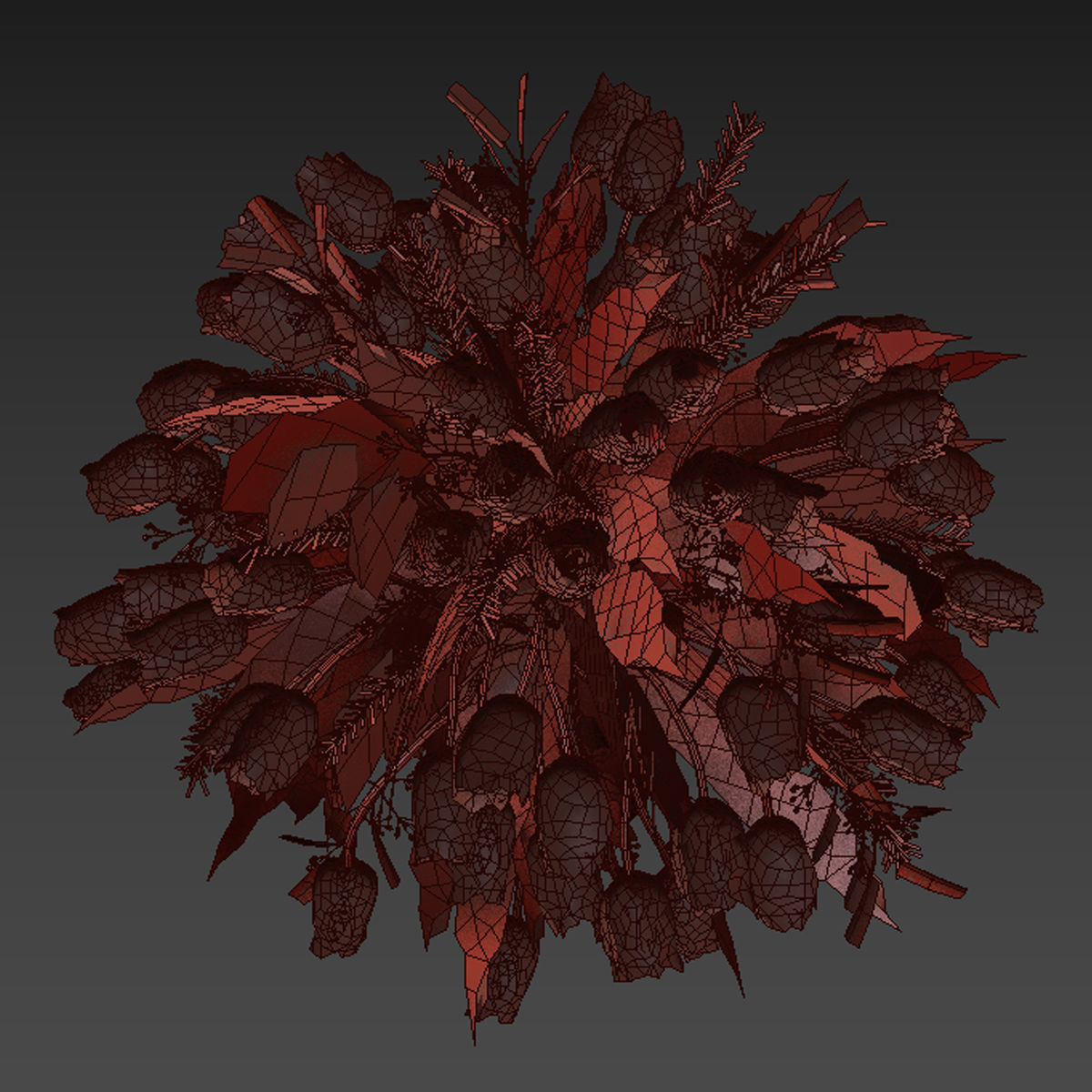 Flower In Vase  21 3D model_4