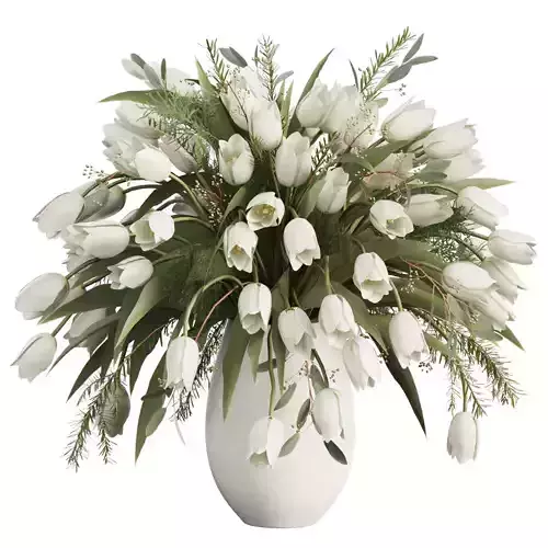 Flower In Vase  21 3D model