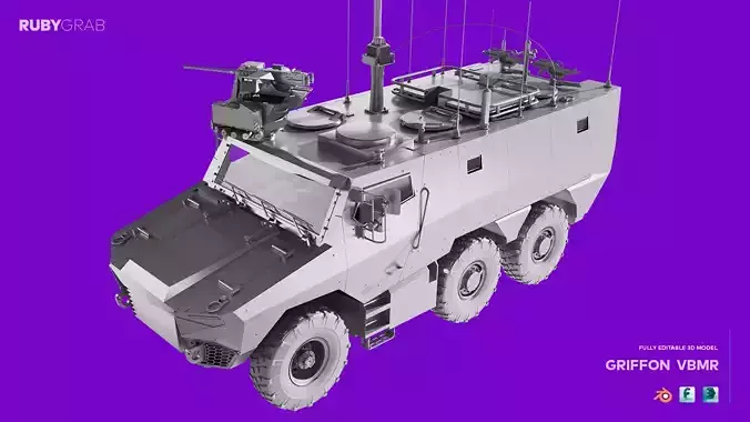 VBMR Griffon French Six-Wheel Armoured Vehicle