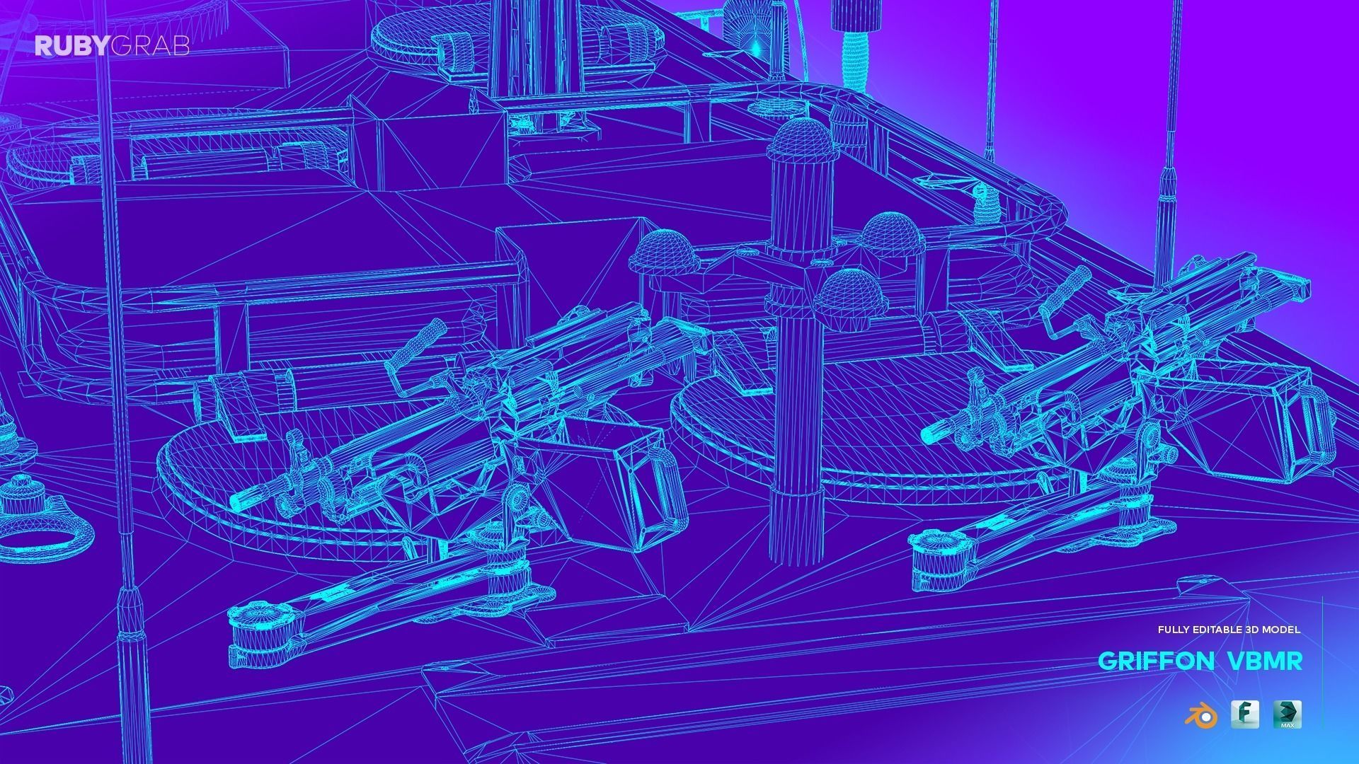 VBMR Griffon French Six-Wheel Armoured Vehicle 3D model_14