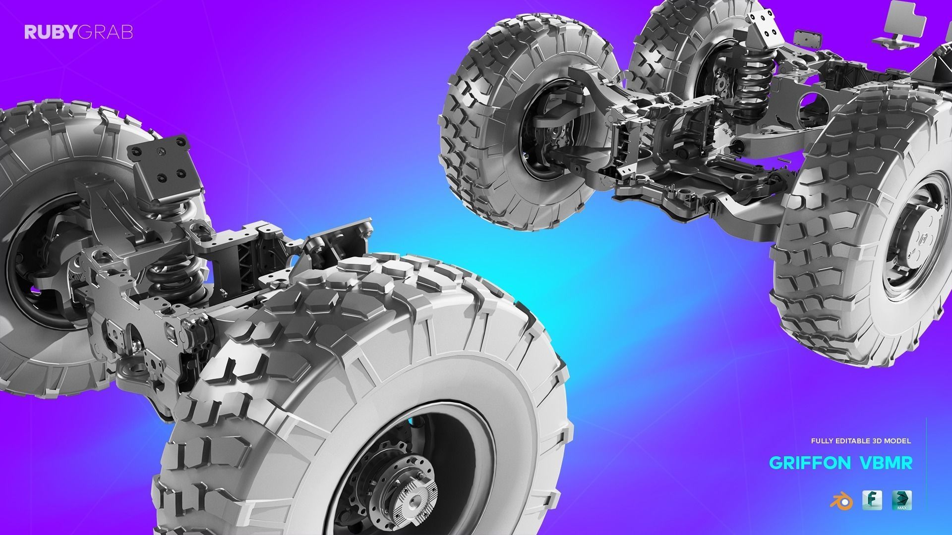 VBMR Griffon French Six-Wheel Armoured Vehicle 3D model_3