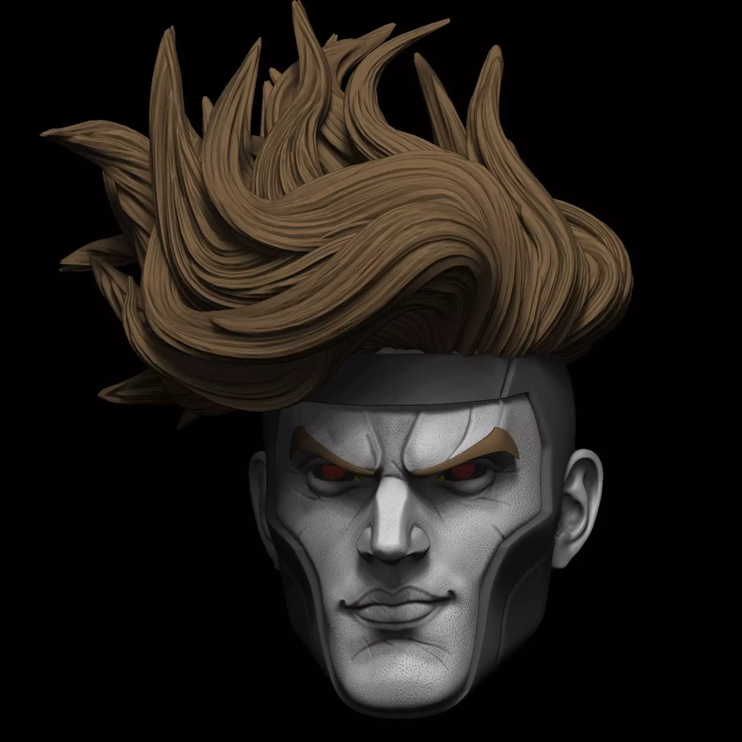 gambit smile head 3D print model_0