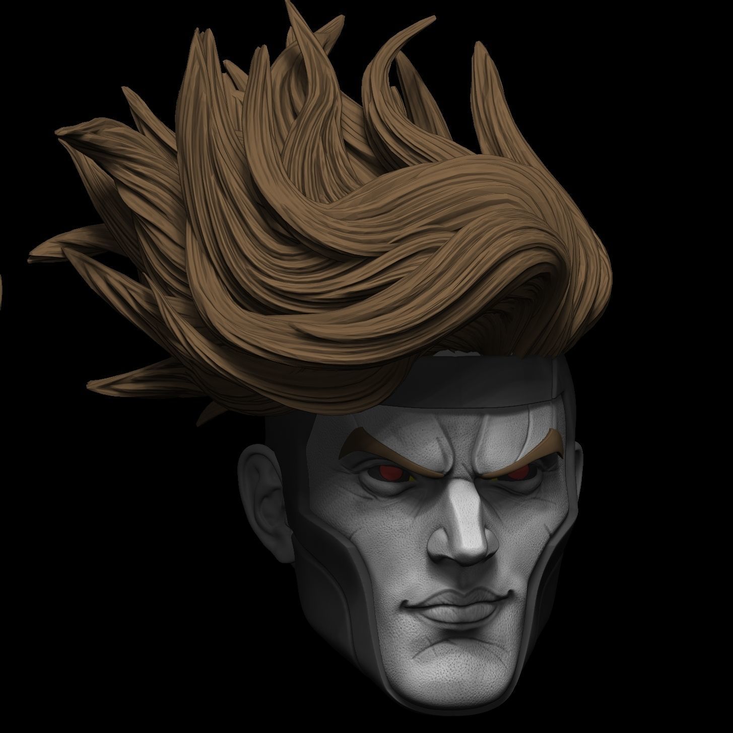 gambit smile head 3D print model_1