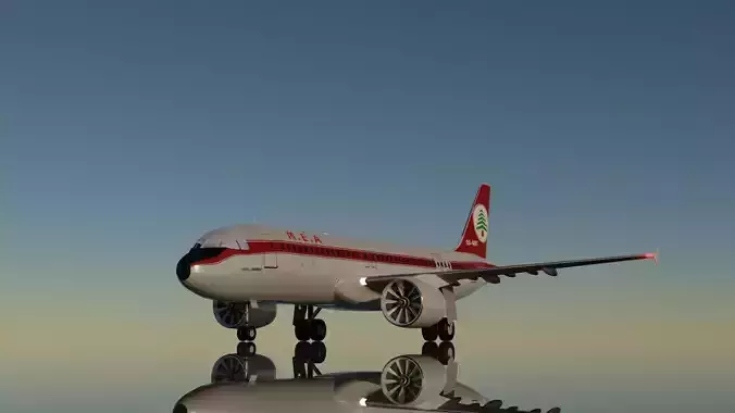 Middle East Airlines -MEA- A320 Retro Livery 