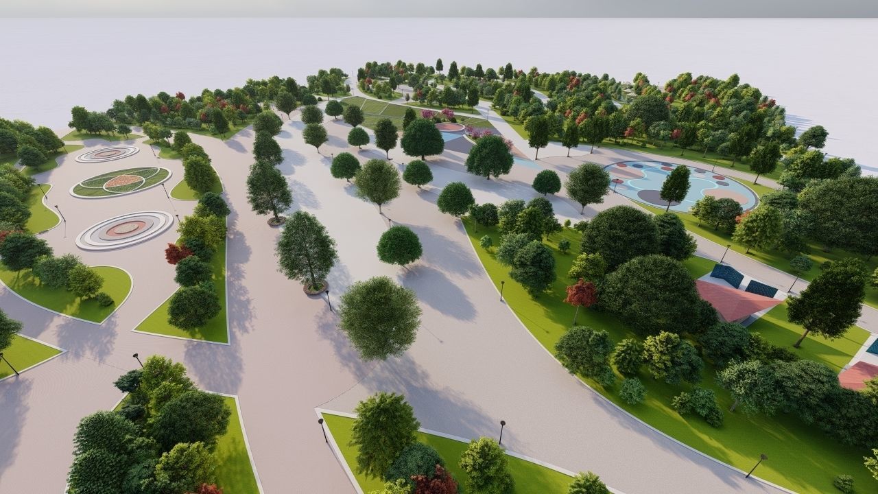 Master park-Regional park project-Private Park Landscape 3D model_15