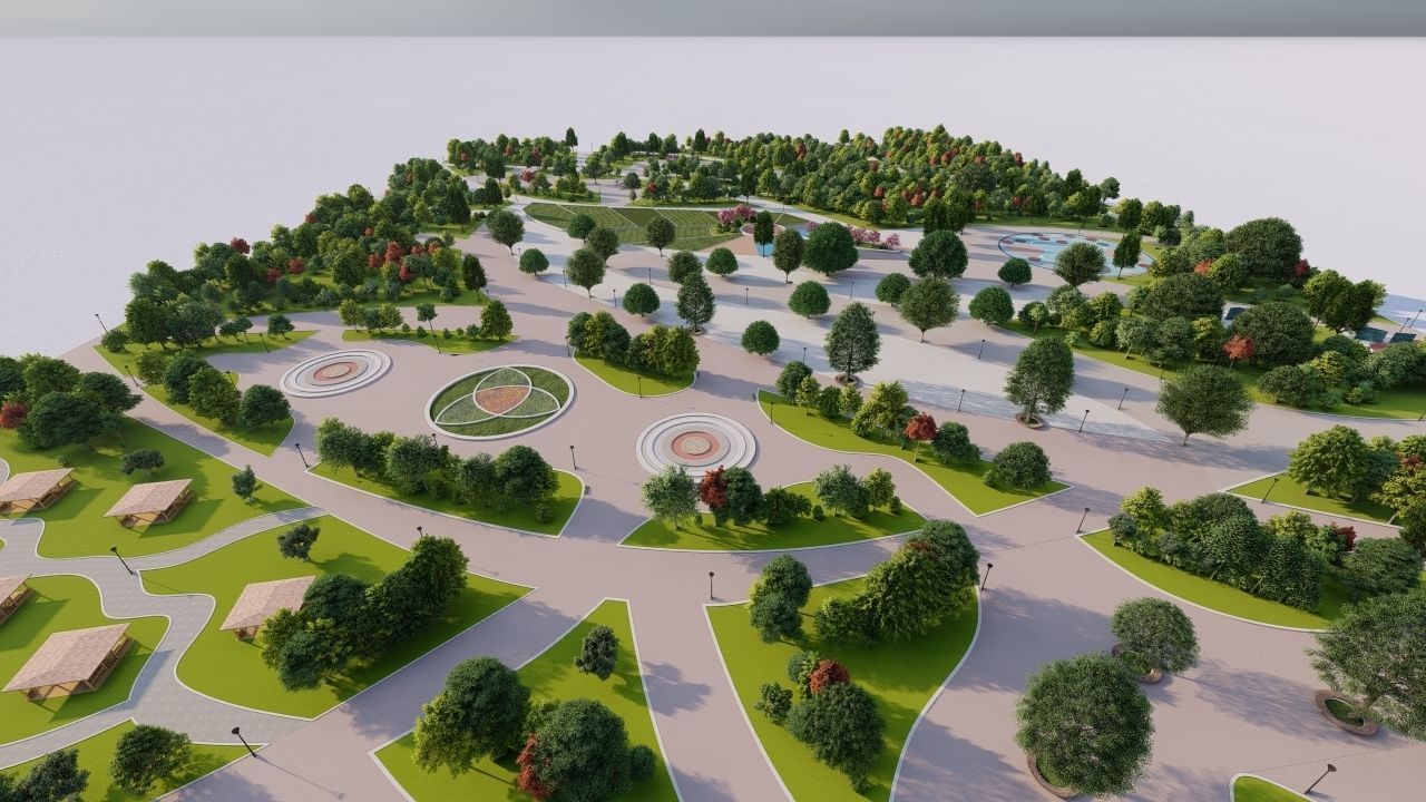 Master park-Regional park project-Private Park Landscape 3D model_8