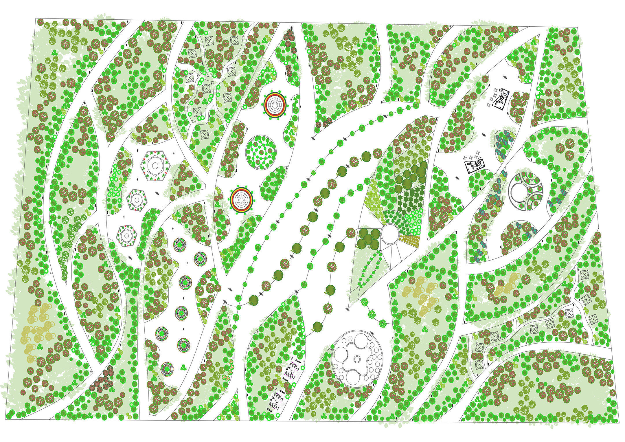 Master park-Regional park project-Private Park Landscape 3D model_29