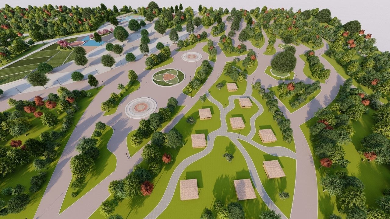 Master park-Regional park project-Private Park Landscape 3D model_22