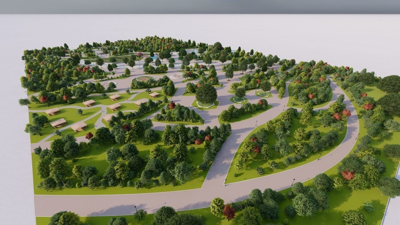 Master park-Regional park project-Private Park Landscape 3D model_4