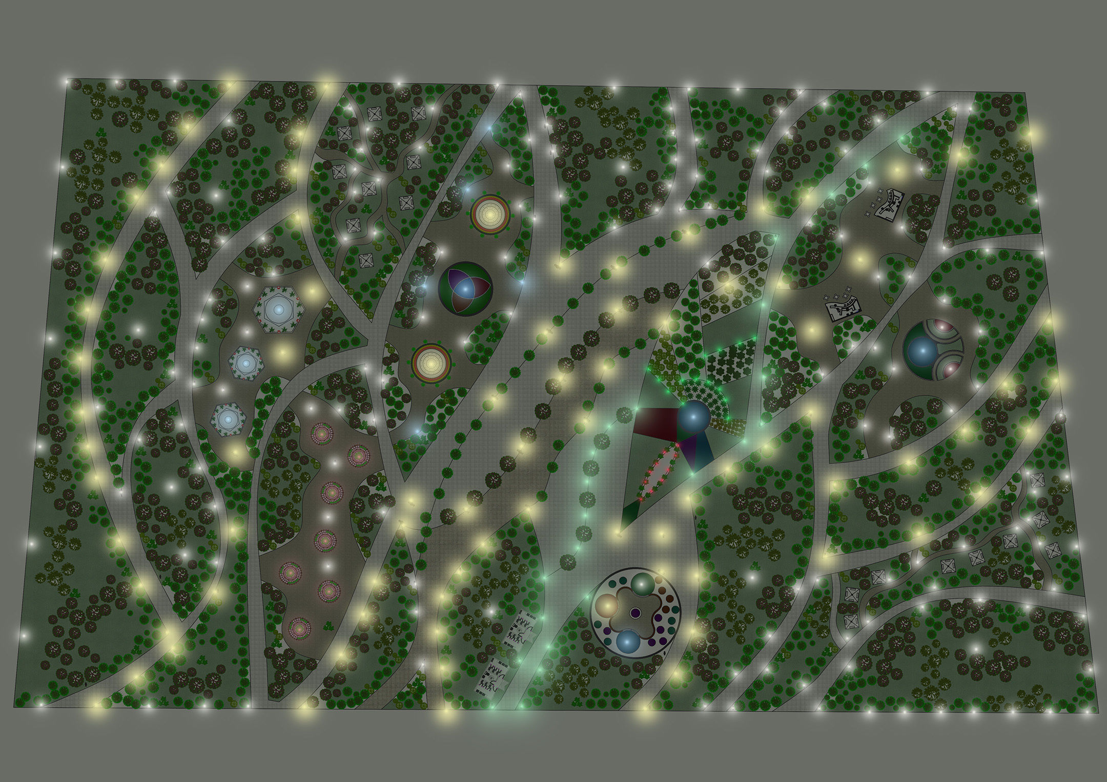 Master park-Regional park project-Private Park Landscape 3D model_28