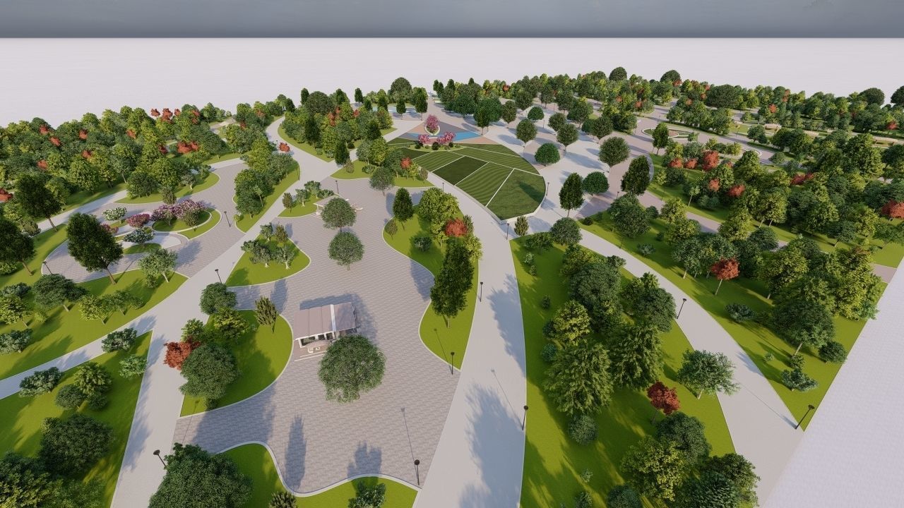 Master park-Regional park project-Private Park Landscape 3D model_20