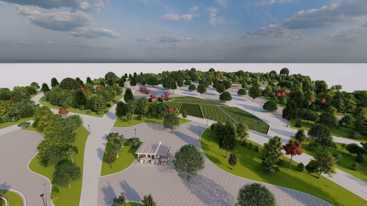 Master park-Regional park project-Private Park Landscape 3D model_25