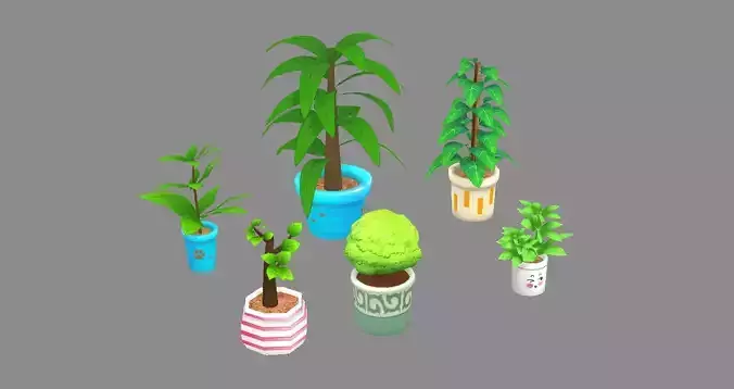 Potted plants - A