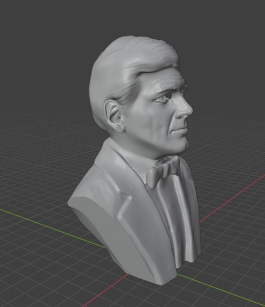 Roger Moore 3D print model_14