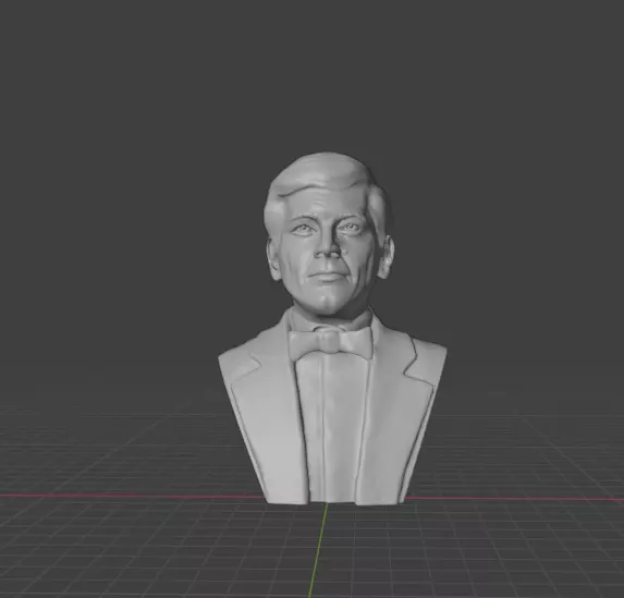 Roger Moore 3D print model_0