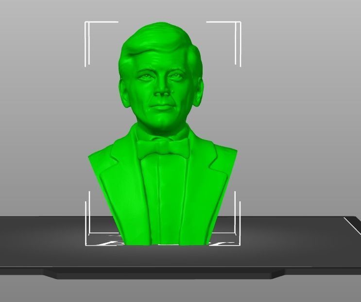 Roger Moore 3D print model_7