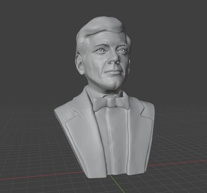 Roger Moore 3D print model_13