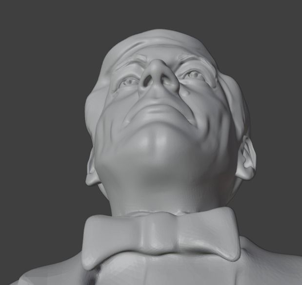 Roger Moore 3D print model_6