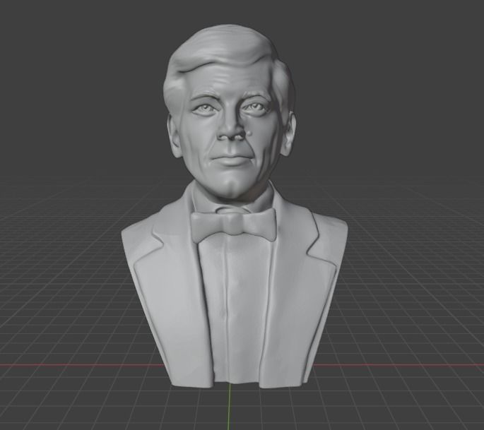 Roger Moore 3D print model_1