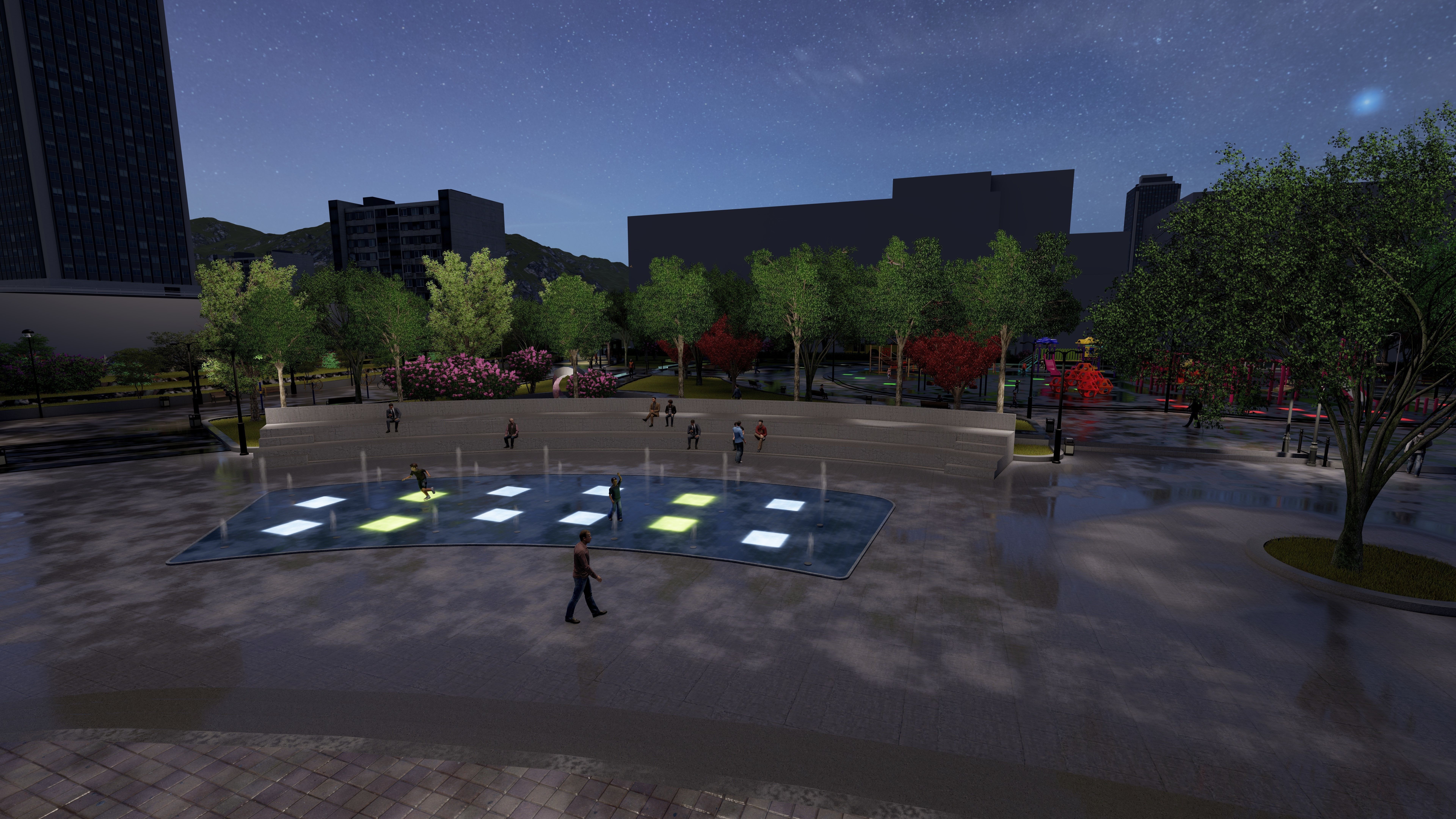 Master park-Regional park project-Private Park Landscape 3D model_10