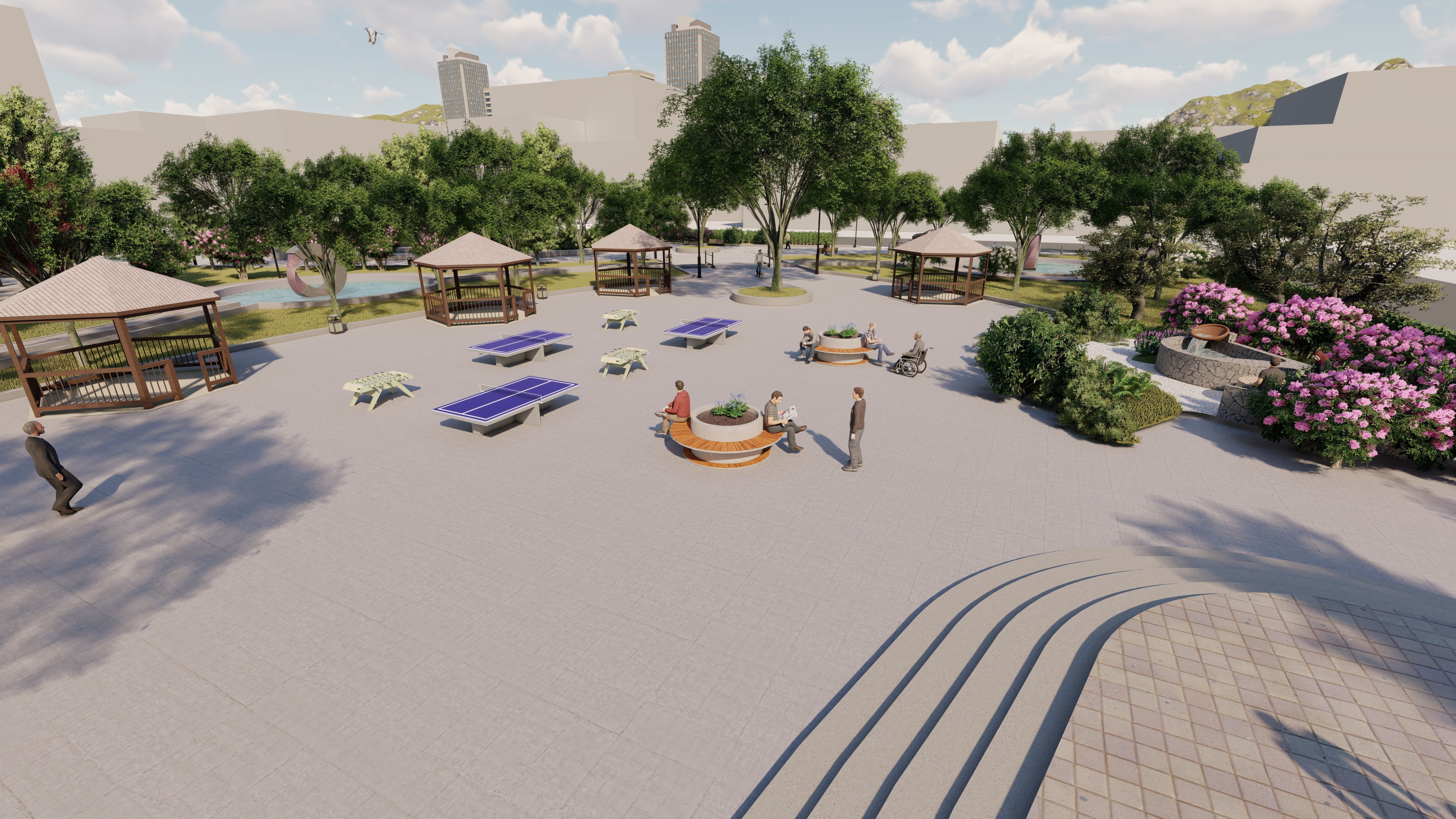 Master park-Regional park project-Private Park Landscape 3D model_28