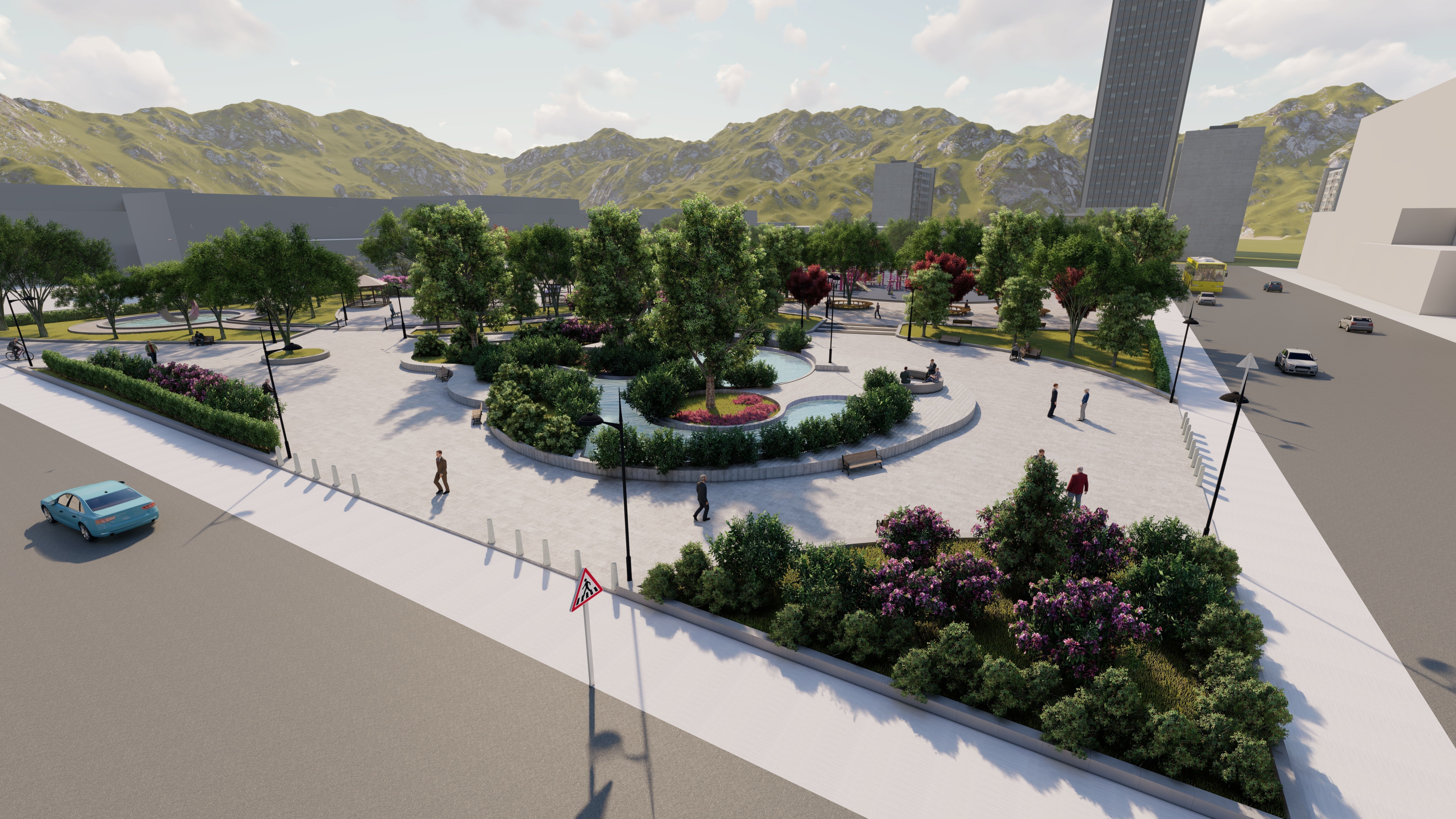 Master park-Regional park project-Private Park Landscape 3D model_19