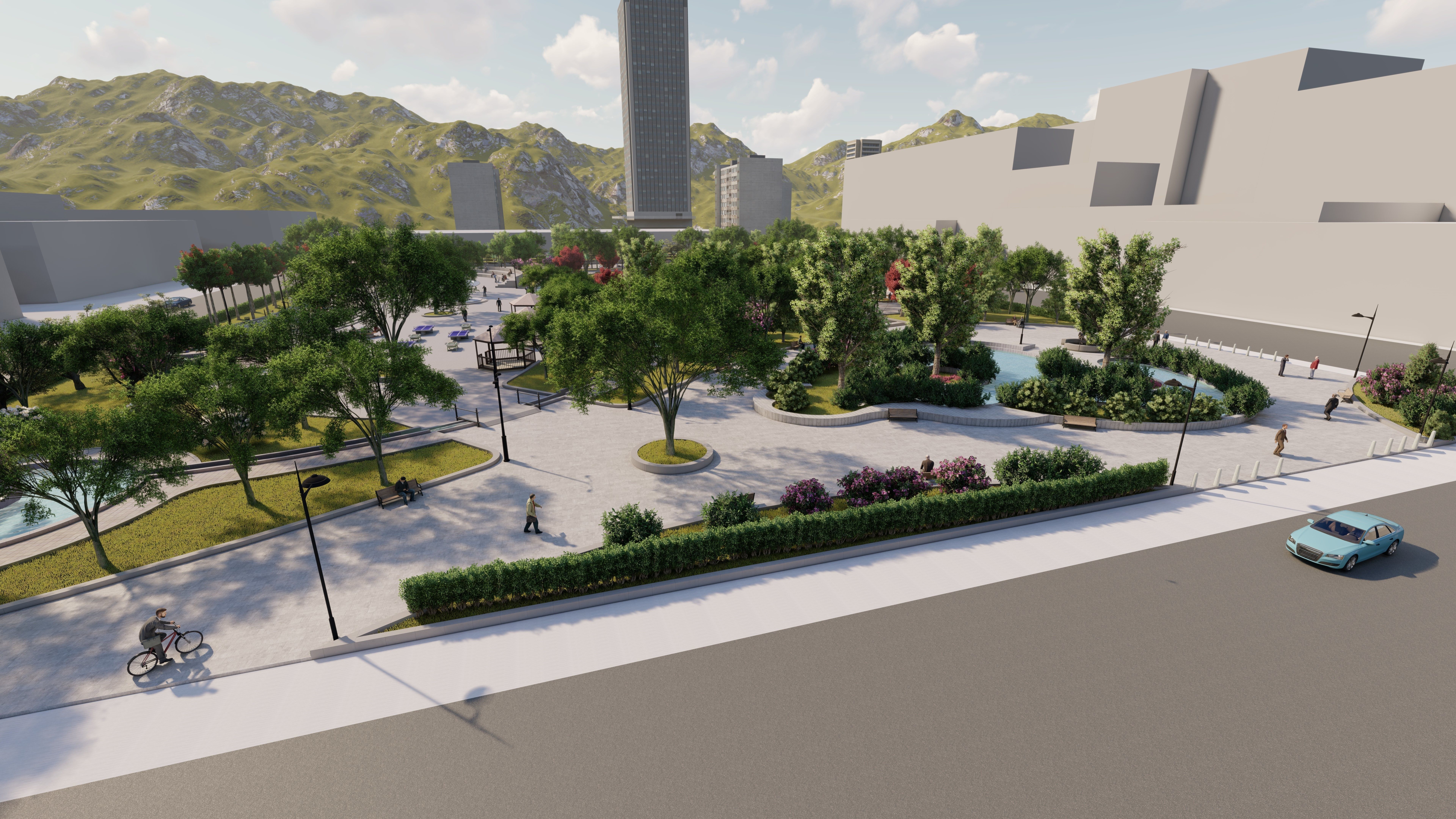 Master park-Regional park project-Private Park Landscape 3D model_4