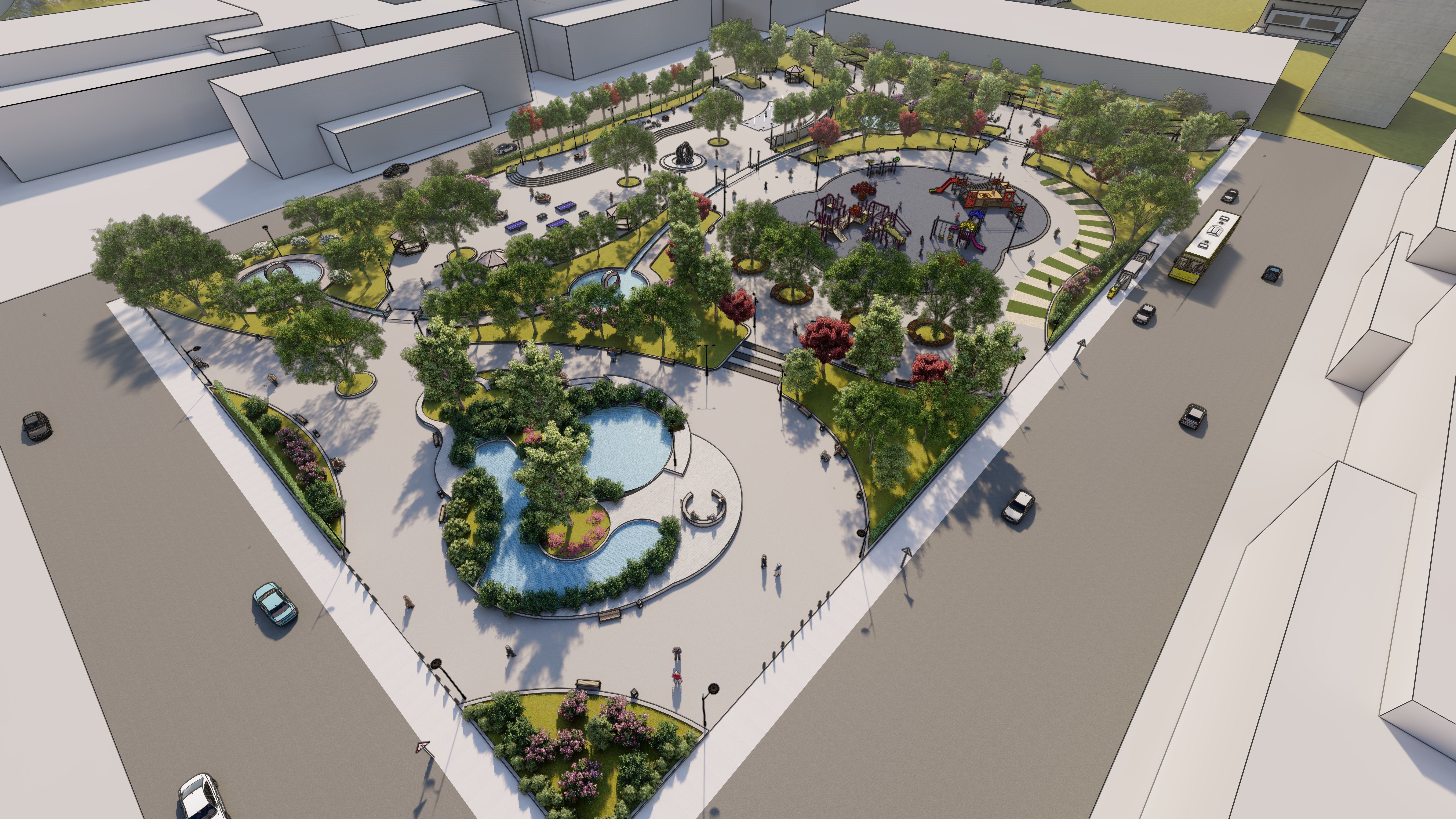 Master park-Regional park project-Private Park Landscape 3D model_16