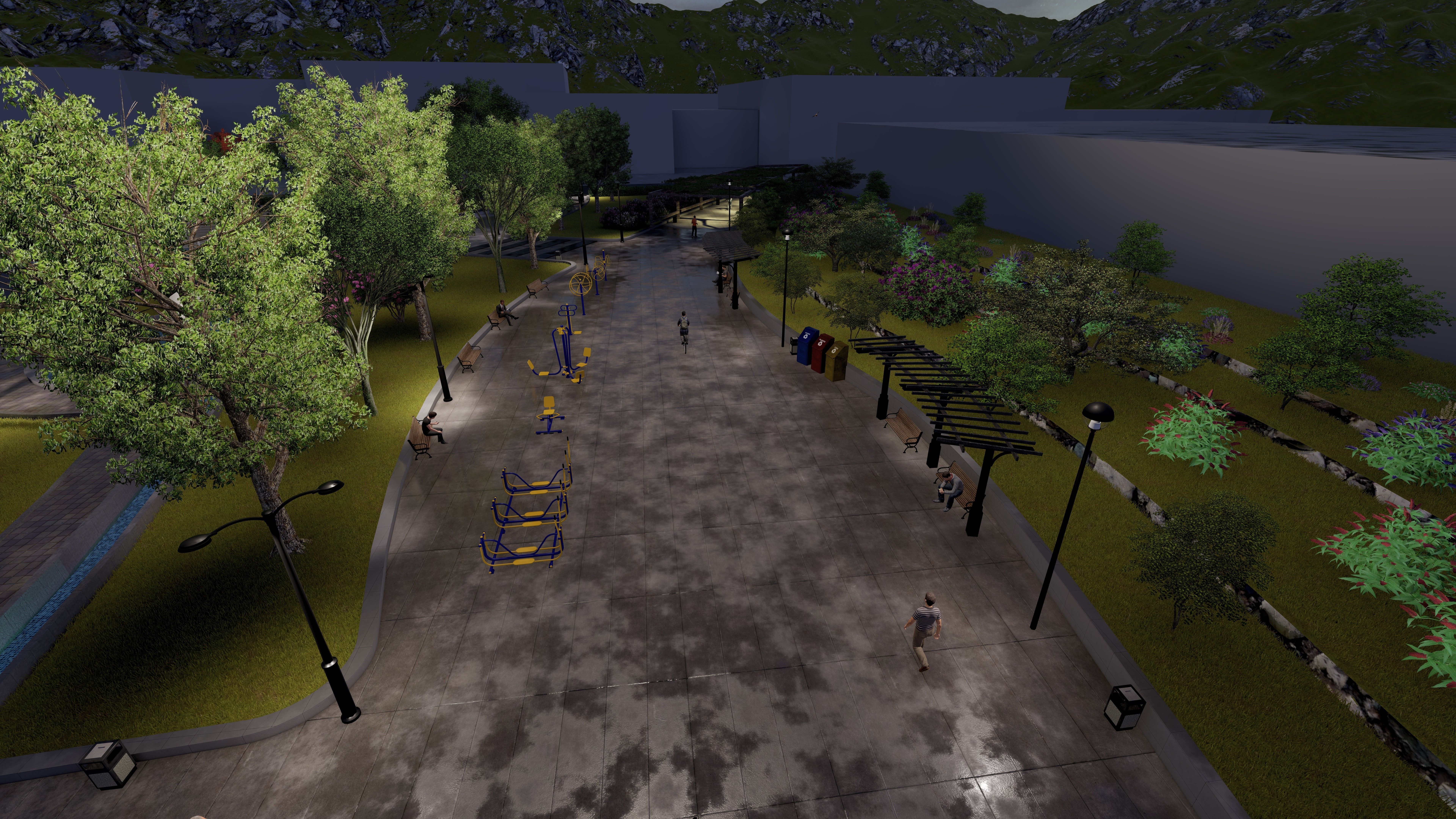 Master park-Regional park project-Private Park Landscape 3D model_24