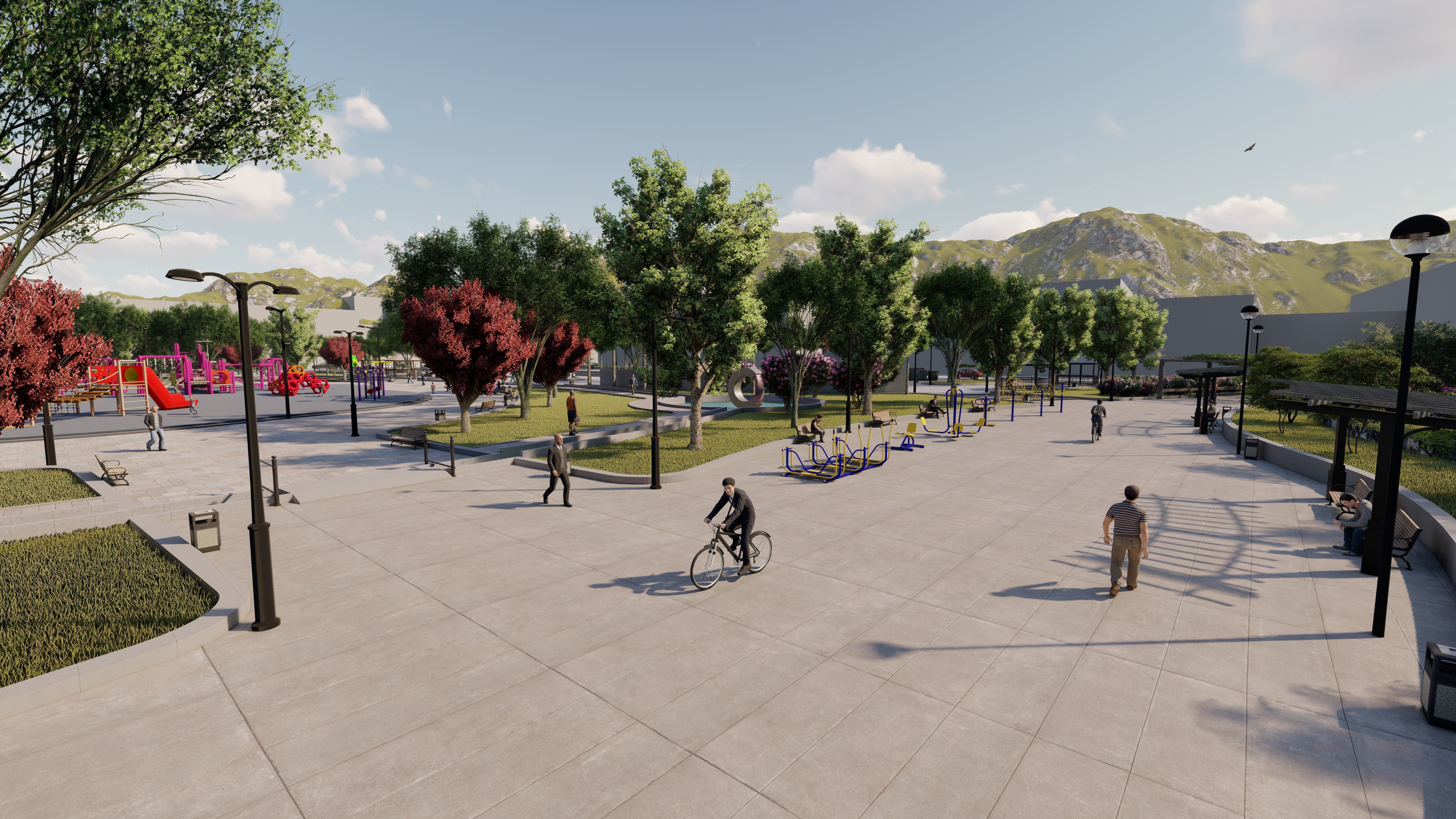 Master park-Regional park project-Private Park Landscape 3D model_22