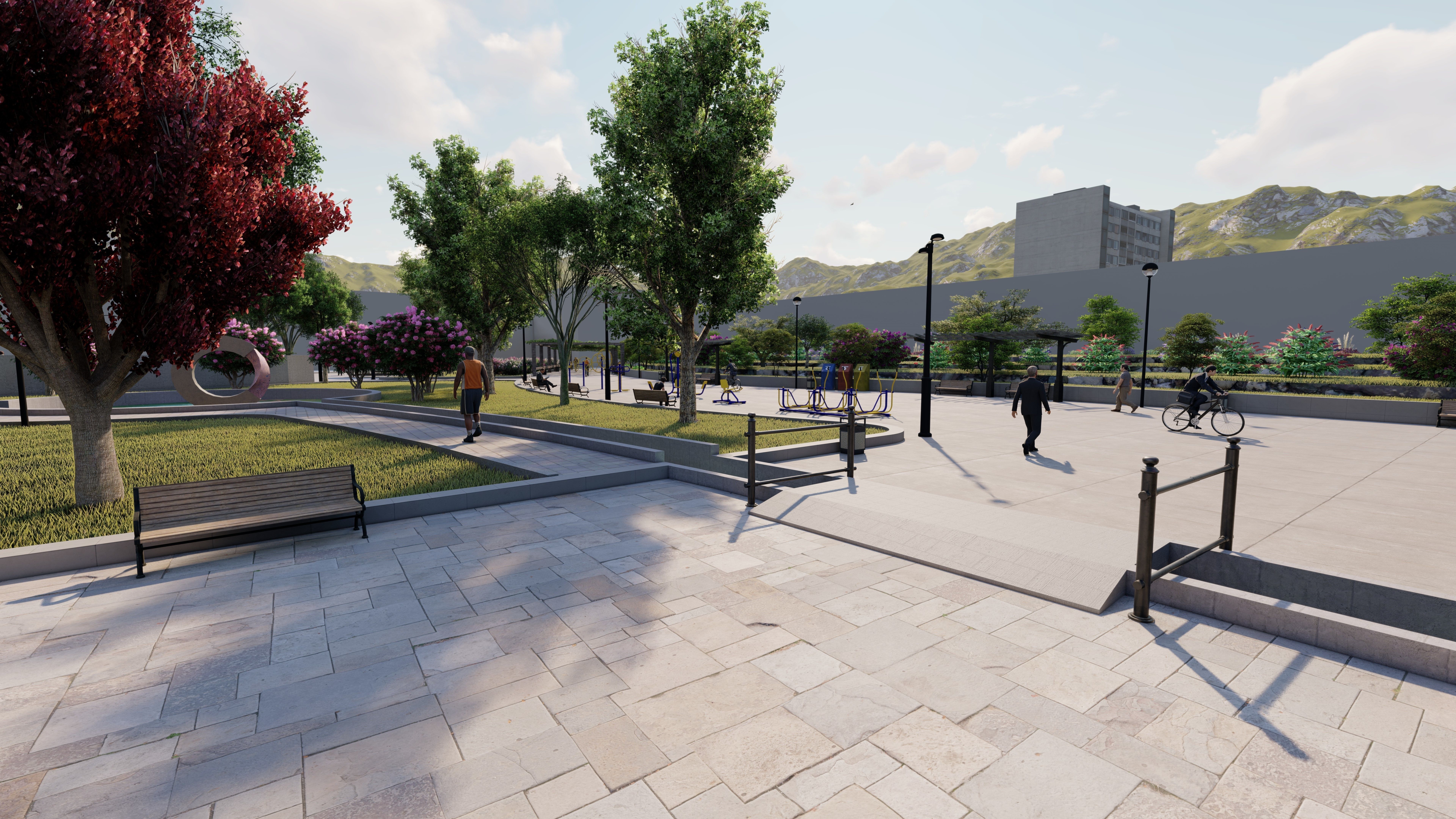 Master park-Regional park project-Private Park Landscape 3D model_30