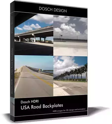 Dosch HDRI - USA Road Backplates