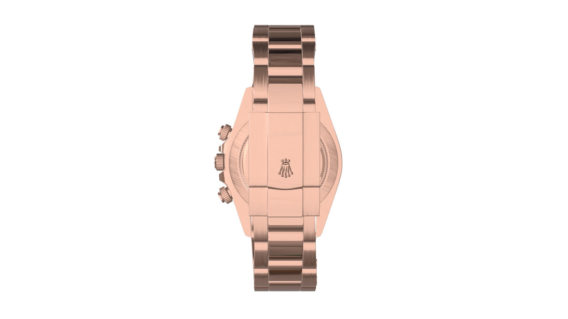 Rolex Cosmograph Daytona Pink Gold - Chocolate and Black DIial1 Low-poly 3D model_2