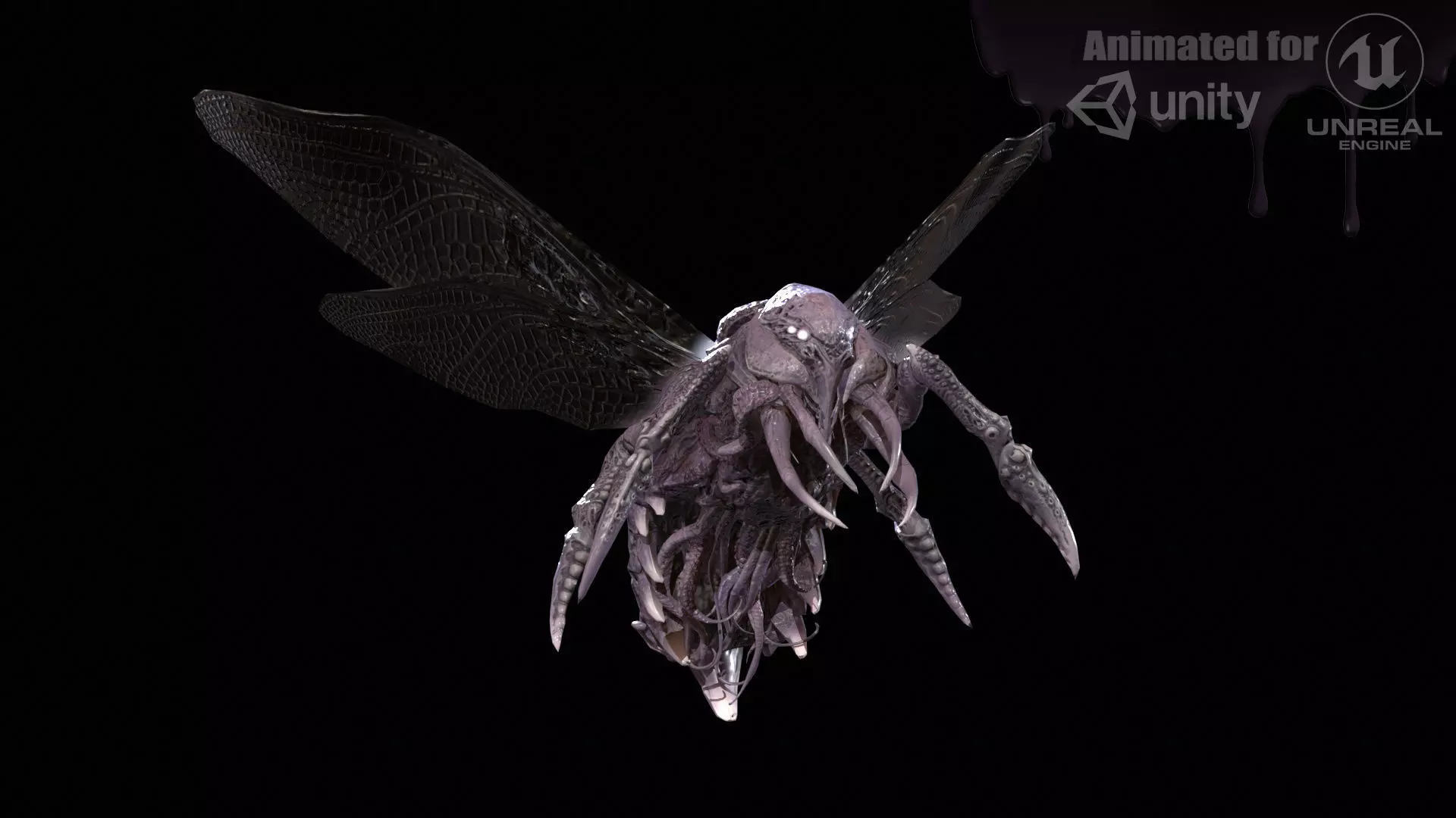 FlyingBug4 A1 Low-poly 3D model_0