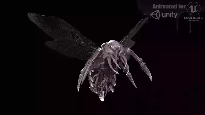 FlyingBug4 A1 Low-poly 3D model