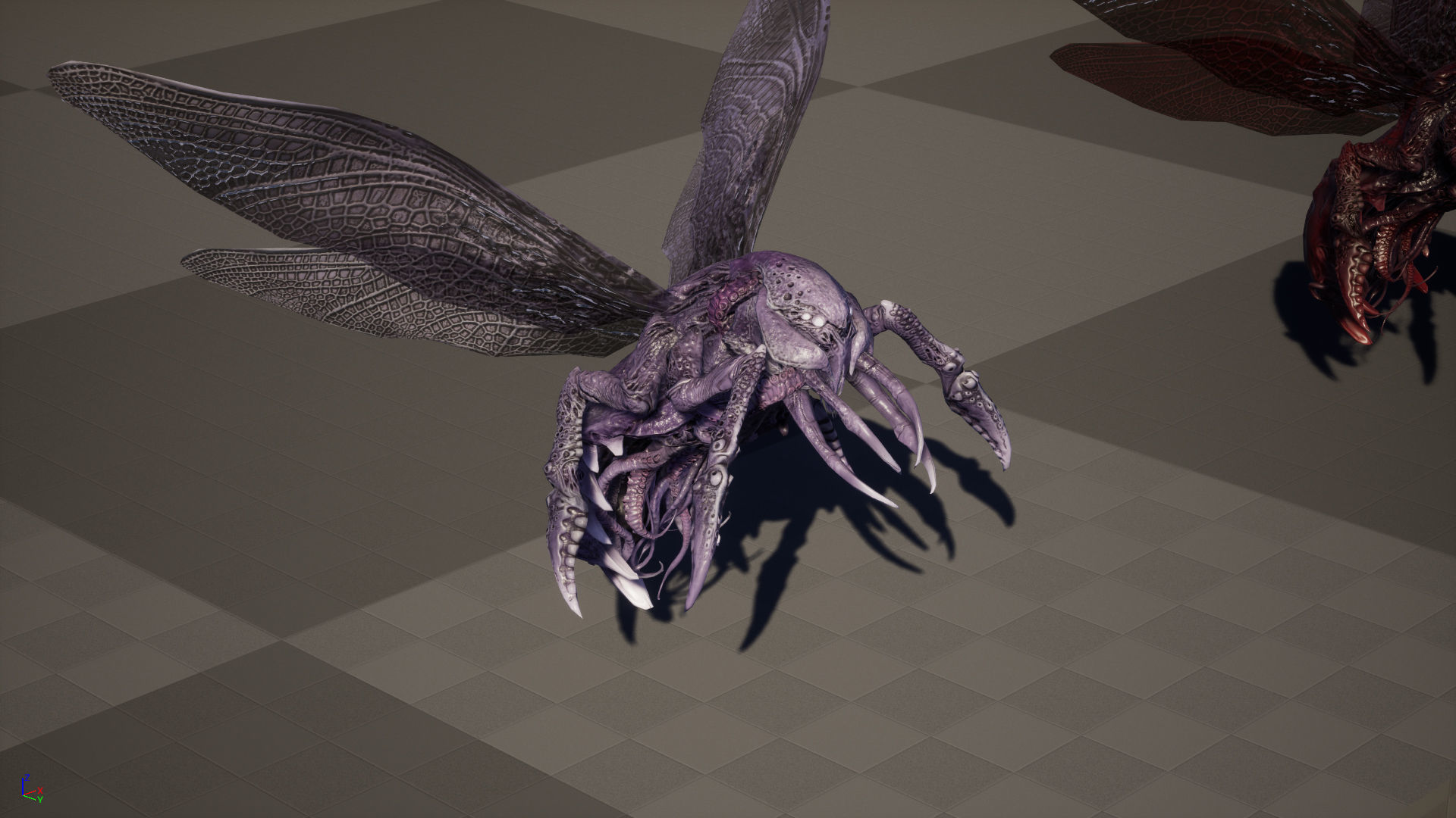 FlyingBug4 A1 Low-poly 3D model_31