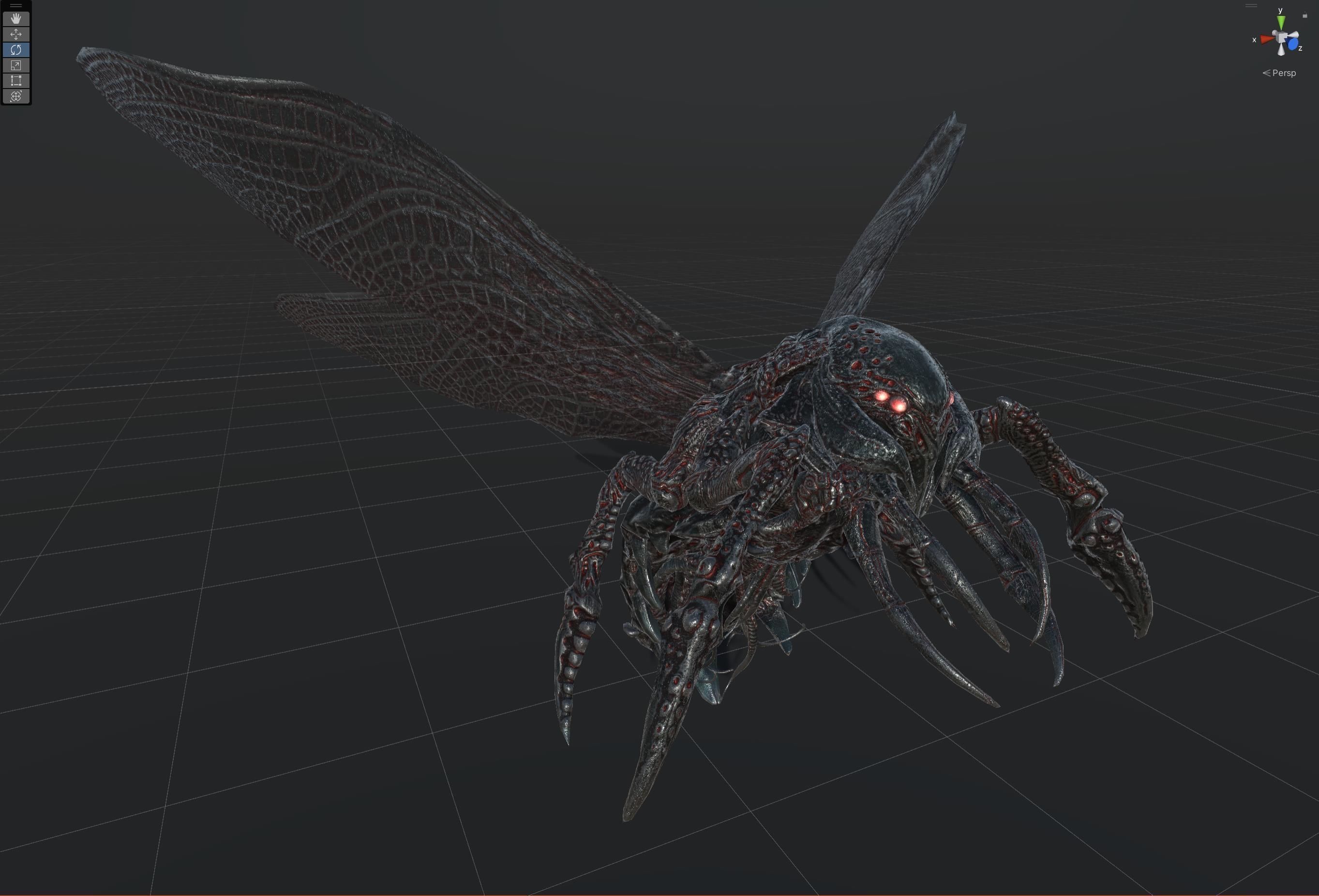 FlyingBug4 A1 Low-poly 3D model_32