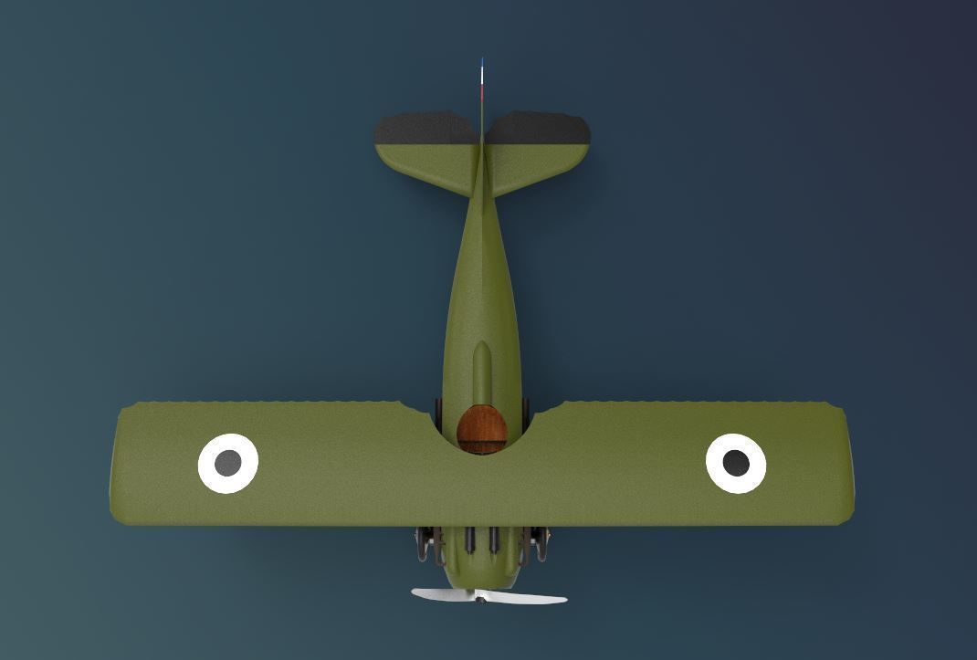 SPAD S XIII 3D model_4
