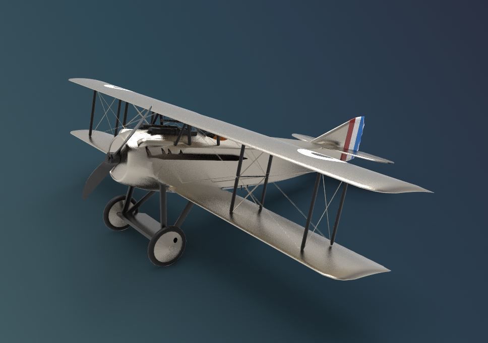 SPAD S XIII 3D model_1